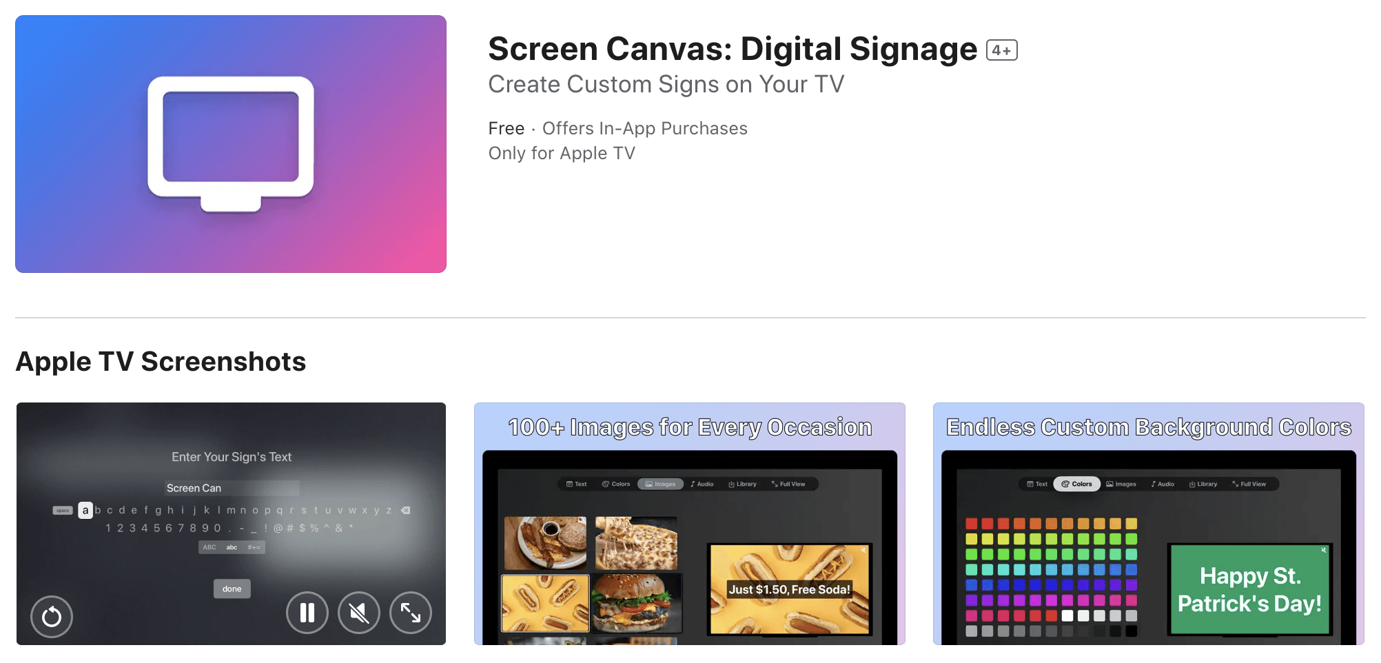 Screen Canvas